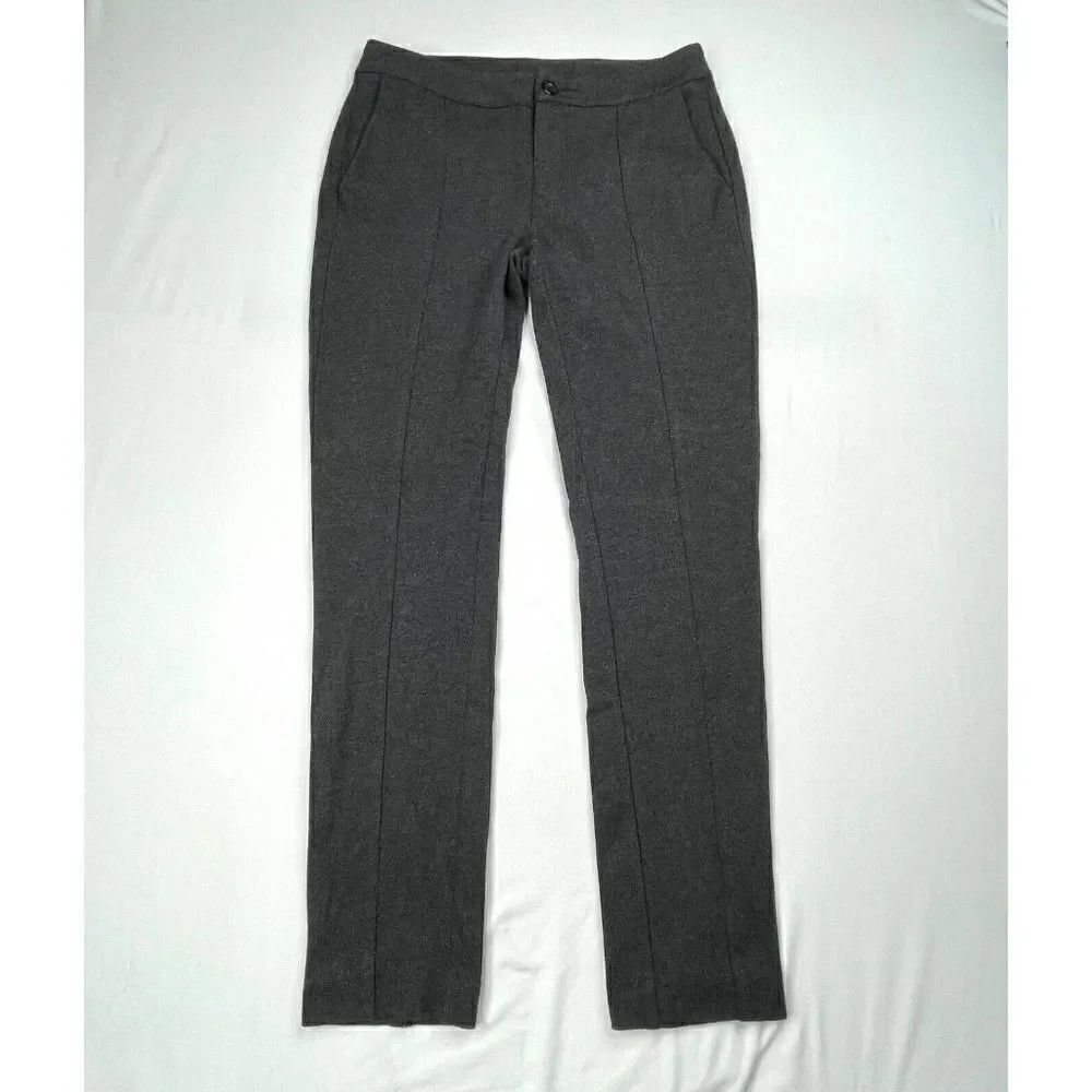 CABI Capote Seamed Front Trouser Pant Gray